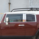 Комплект молдингів на вікна (нержавійка, 16 шт) для Toyota FJ Cruiser 2006-2022 рр
