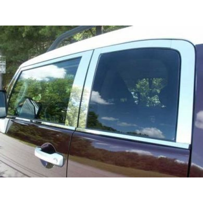 Комплект молдингів на вікна (нержавійка, 16 шт) для Toyota FJ Cruiser 2006-2022 рр