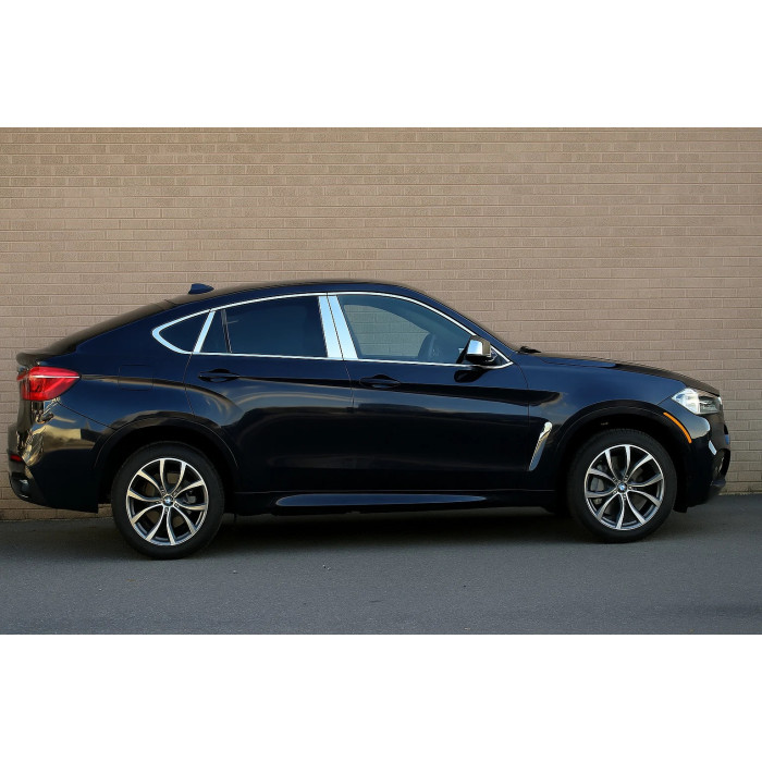 Комплект окантовки вікон (18 шт) для BMW X6 F16 2014-2019 рр