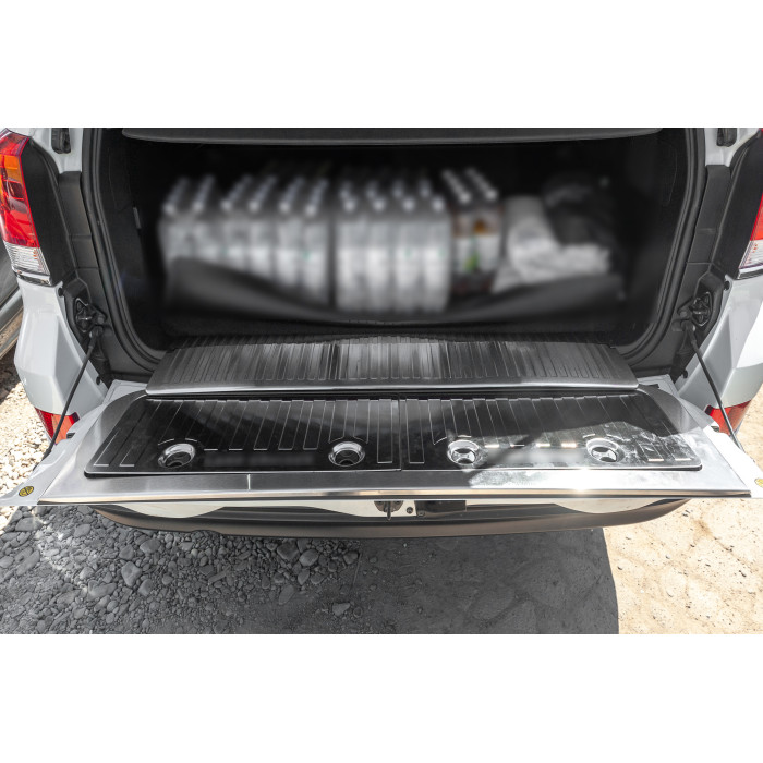 Комплект вставок в багажник (нержавійка) для Toyota Land Cruiser 200 2007-2021 рр