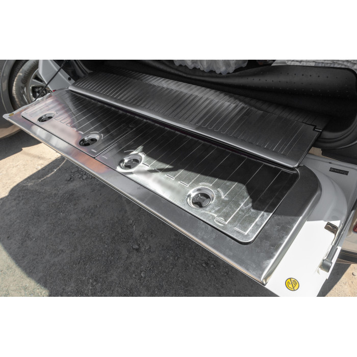 Комплект вставок в багажник (нержавійка) для Toyota Land Cruiser 200 2007-2021 рр