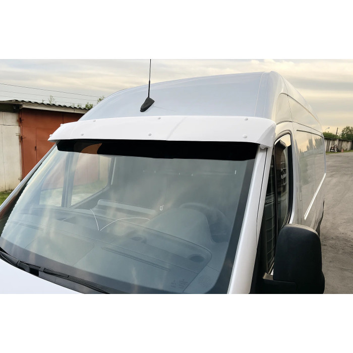 Козирьок на лобове скло (Білий, 5мм) для Mercedes Sprinter W906 2006-2018 рр