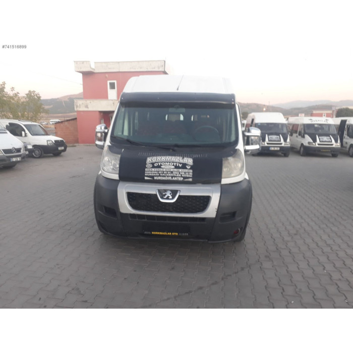 Козирьок на лобове скло (чорний глянець, 5мм) для Citroen Jumper 2007-2025 рр