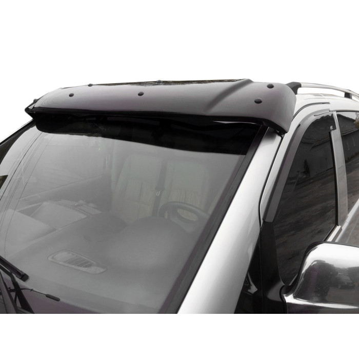 Козирьок на лобове скло (чорний глянець, 5мм) для Mercedes Vito W639 2004-2014 рр