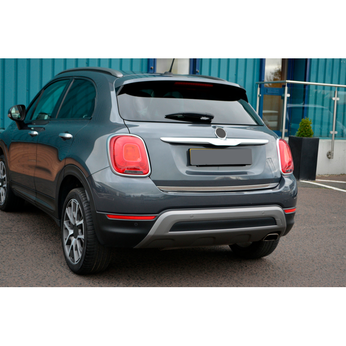 Кромка багажника (нерж) Carmos - Турецька сталь для Fiat 500X 2014-2024 рр