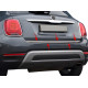 Кромка багажника (нерж) Carmos - Турецька сталь для Fiat 500X 2014-2024 рр