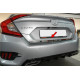 Кромка багажника (нерж) Carmos - Турецька сталь для Honda Civic Sedan X 2016-2021 рр