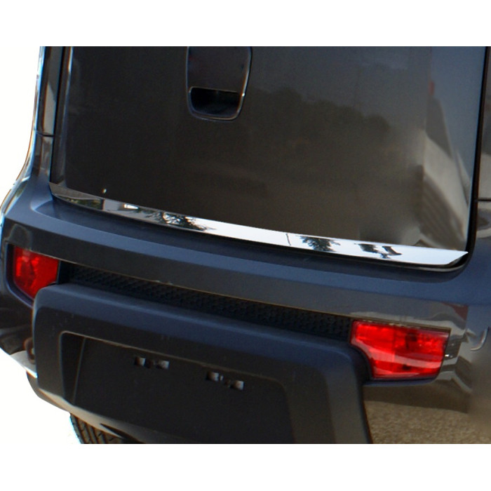 Кромка багажника (нерж.) Carmos - Турецька сталь для Kia Soul I 2008-2013 рр.