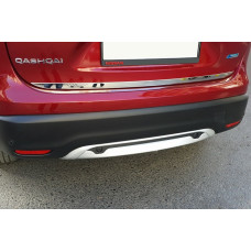 Кромка багажника (нерж.) Carmos - Турецька сталь для Nissan Qashqai 2014-2021 рр