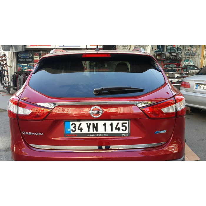 Кромка багажника (нерж.) Carmos - Турецька сталь для Nissan Qashqai 2014-2021 рр