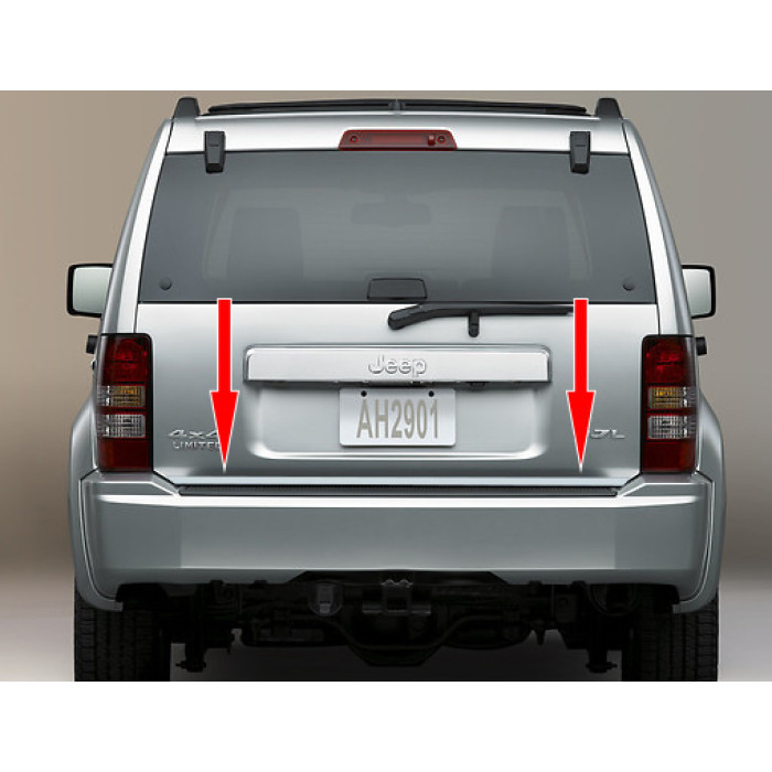 Кромка багажника (нерж.) для Jeep Cherokee/Liberty 2007-2013 рр