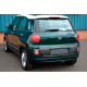 Кромка багажника (нерж.) OmsaLine - Італійська нержавійка для Fiat 500/500L 2013-2022 рр