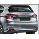 Кромка багажника (нерж) Sedan, Carmos - Турецька сталь для Fiat Tipo 2016- рр