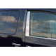 Молдинги на дверні стійки (2 шт., нерж) Carmos - Турецька сталь для Volkswagen Caddy 2004-2010 рр
