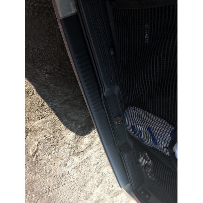Накладка на задній бампер з загином (DDU, пластик) Матова для Mercedes Vito W639 2004-2014 рр