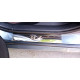 Накладки на пороги Carmos V1 (4 шт, сталь) для Peugeot 307 2001-2008 рр