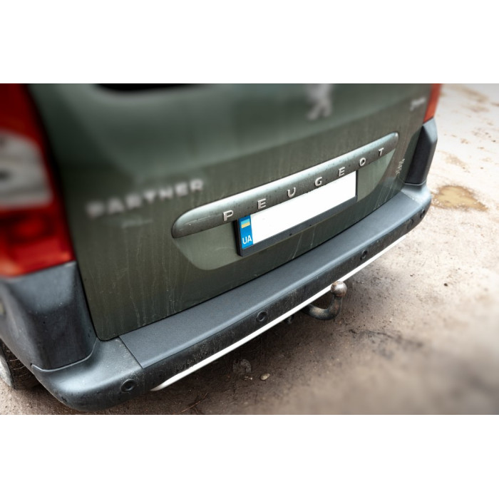 Накладки на задній бампер ABS (пласт.) для Citroen Berlingo 2008-2018 рр.