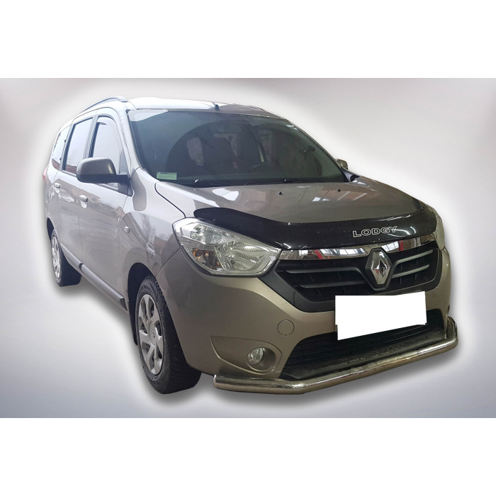 Передній захист ST008 (нерж) для Dacia Lodgy 2012-2022 рр.