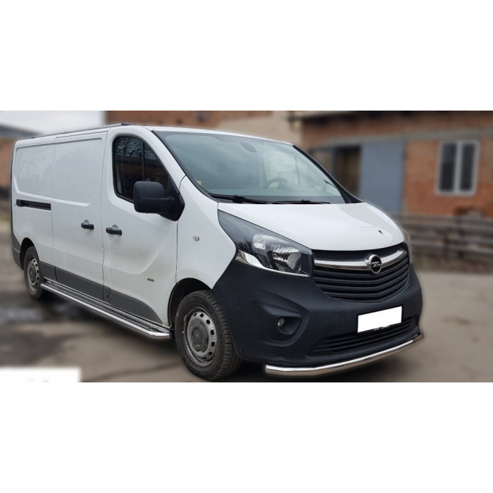 Передній захист ST008 (нерж) для Nissan NV300/Primastar 2016- рр.