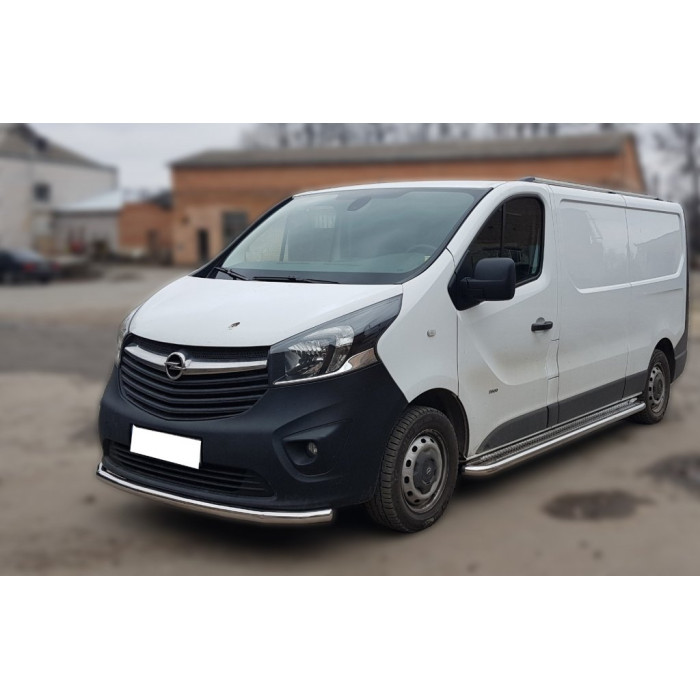 Передній захист ST008 (нерж) для Nissan NV300/Primastar 2016- рр.