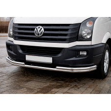 Передній захист ST008 (нерж) для Volkswagen Crafter 2006-2016 рр
