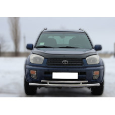 Передній захист ST014-1 (нерж) для Toyota Rav 4 2001-2005 рр