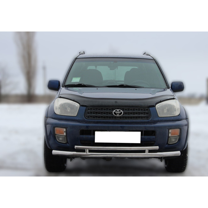 Передній захист ST014-1 (нерж) для Toyota Rav 4 2001-2005 рр.