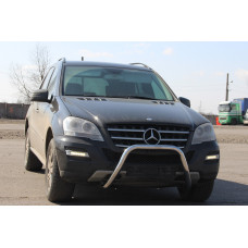 Передній захист WT006 (нерж) для Mercedes ML W164 2005-2011 рр