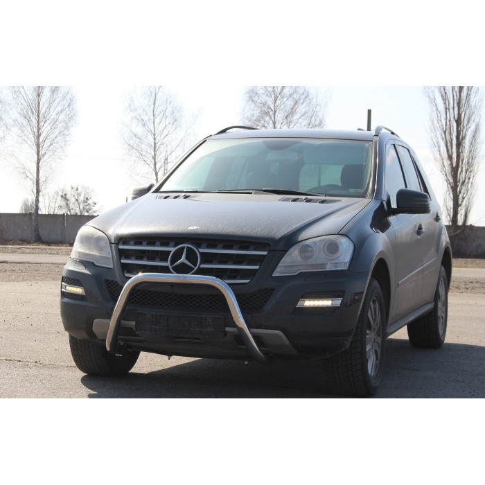 Передній захист WT006 (нерж) для Mercedes ML W164 2005-2011 рр.