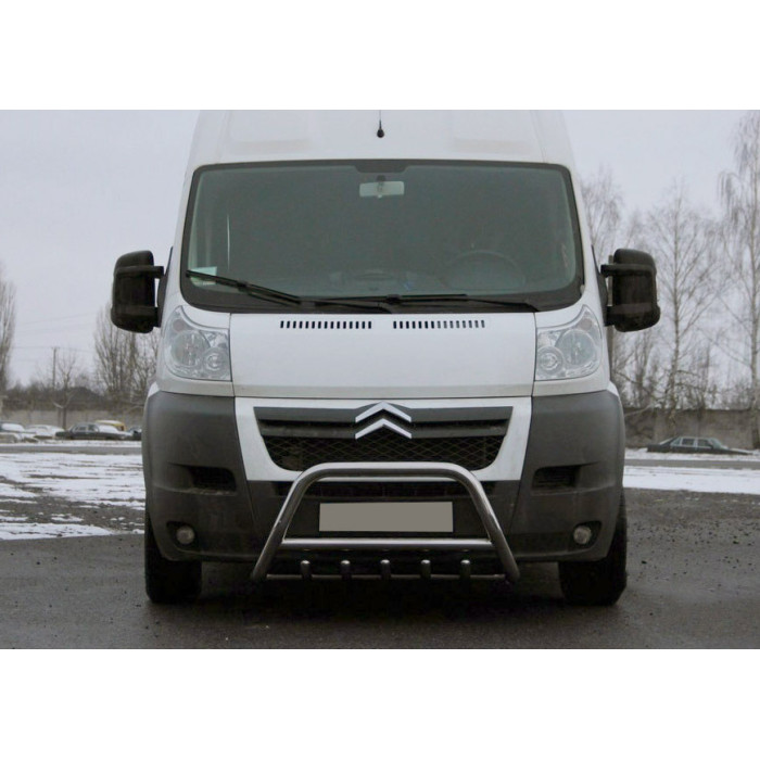 Передня дуга WT003 (нерж.) для Opel Movano 2021- рр.