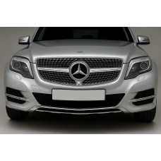 Передня решітка Diamond Silver (2013-2015) Без камери для Mercedes GLK class X204 рр