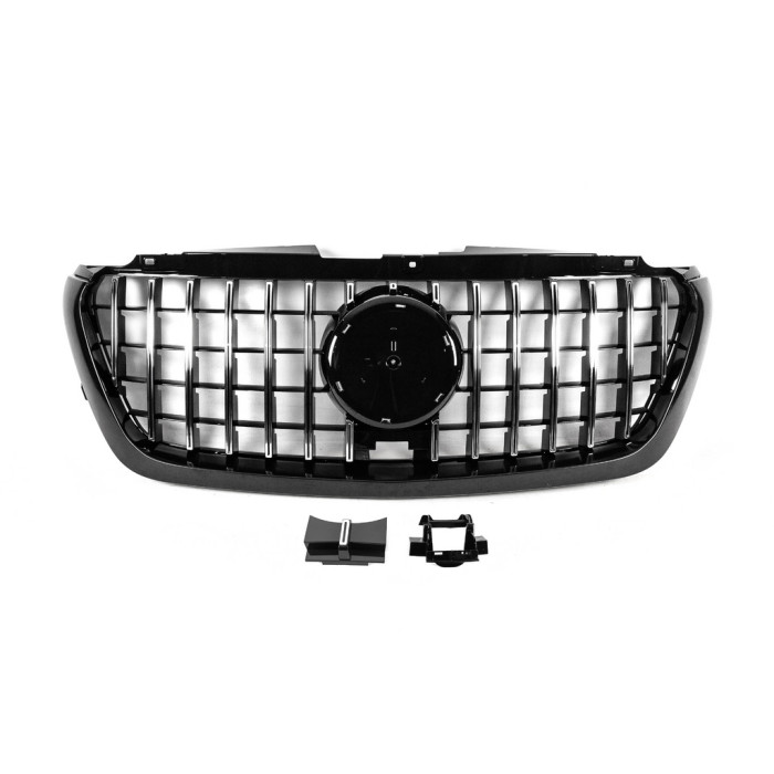 Передня решітка Panamericana GT Chrome Premium V1 Без рамки для Mercedes Sprinter W907/W910 2018- рр