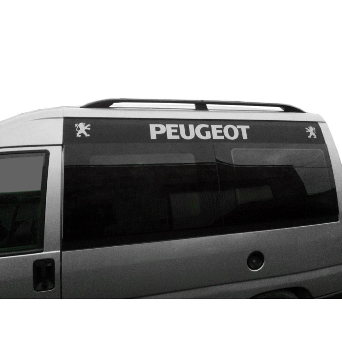 Рейлінги чорні Довга база, пластикові ніжки для Citroen Jumpy 1996-2007 рр