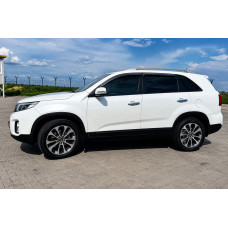 Рейлінги сірі OEM (Алюміній, установка на клей) для Kia Sorento II XM 2009-2014 рр