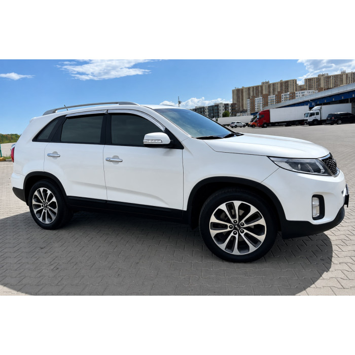 Рейлінги сірі OEM (Алюміній, установка на клей) для Kia Sorento II XM 2009-2014 рр