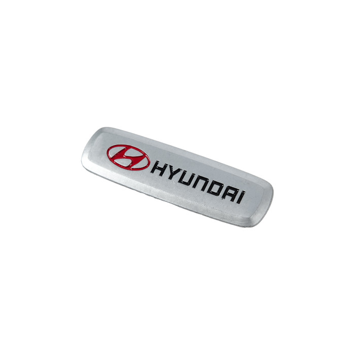 Шильдик алюмінієвий для килимків (1шт) для Hyundai