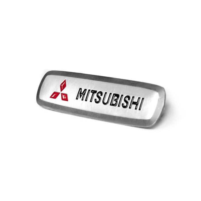 Шильдик алюмінієвий для килимків (1шт) для Mitsubishi