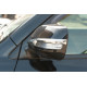 Смужки на дзеркала (2 шт, хром) для Toyota Land Cruiser Prado 150 2009-2023 рр