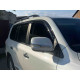 Смужки на дзеркала (2 шт, хром) для Toyota Land Cruiser Prado 150 2009-2023 рр