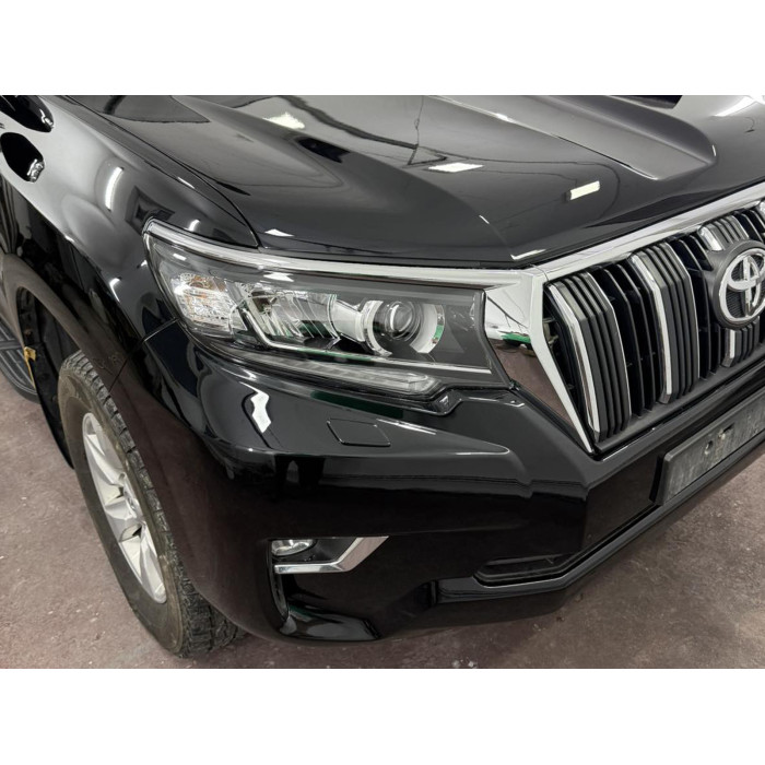 Вії на фари (2 шт., для LED) для Toyota Land Cruiser Prado 150 2009-2023 рр