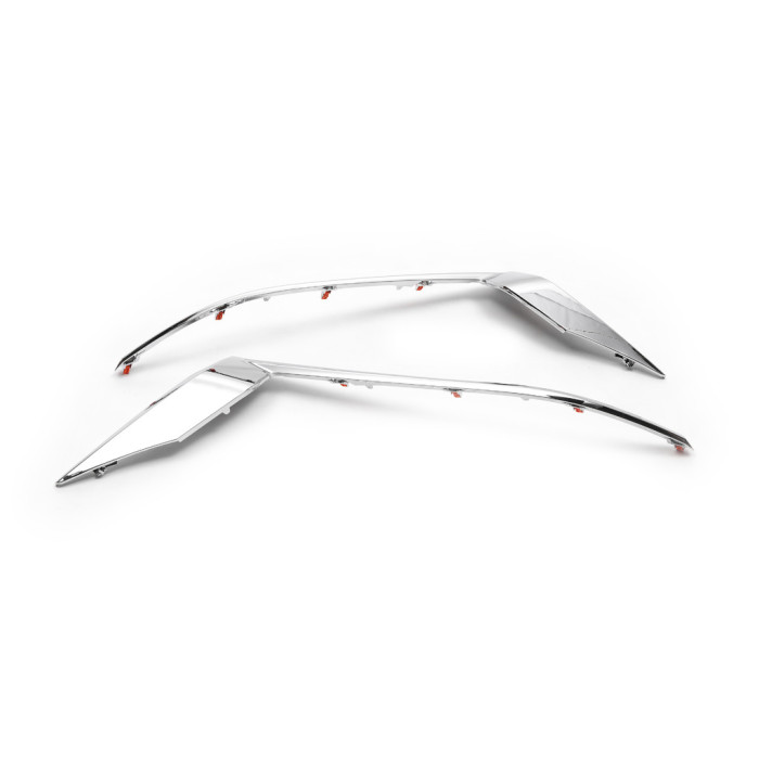 Вії на фари (2 шт., для LED) для Toyota Land Cruiser Prado 150 2009-2023 рр
