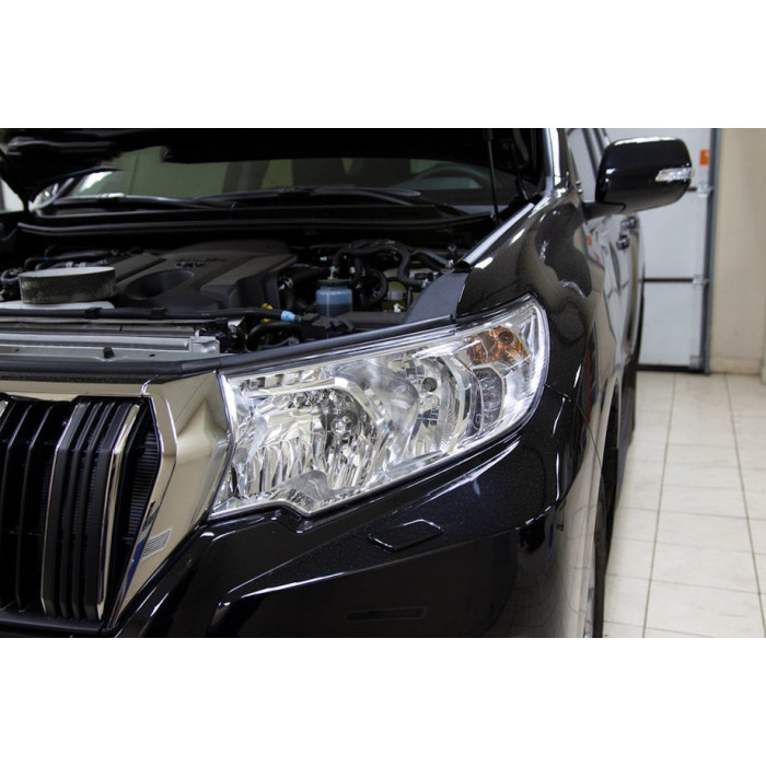 Вії на фари (2 шт, для рефлекторної) для Toyota Land Cruiser Prado 150 2009-2023 рр