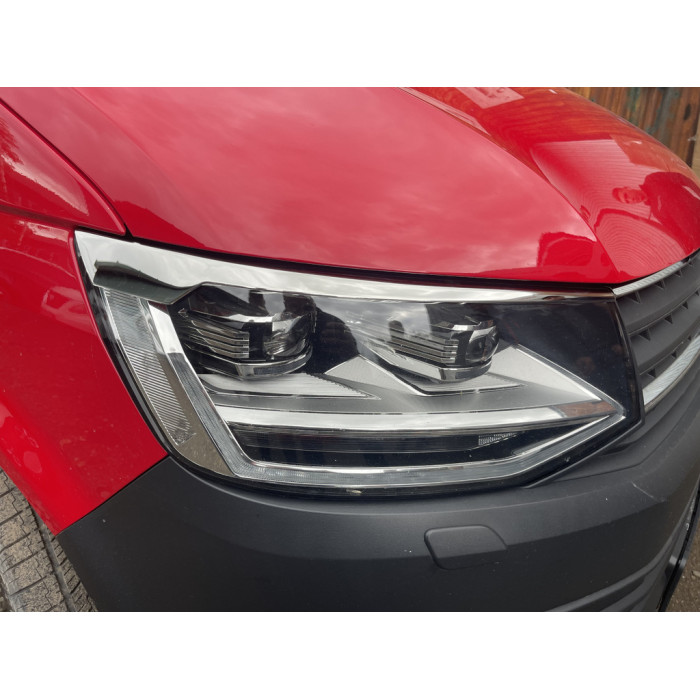Вії на фари (2 шт, нерж) для Volkswagen T6 2015-2024 рр