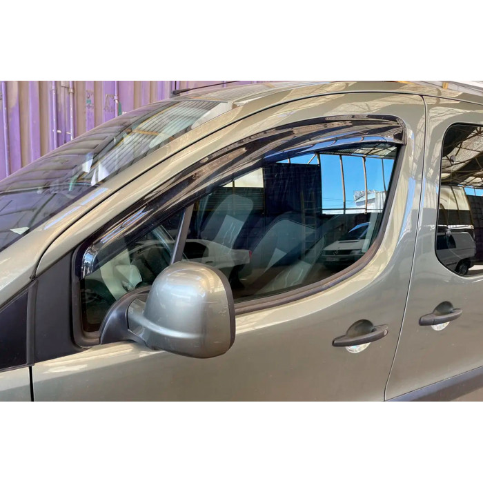 Вітровики (2 шт, HIC) для Peugeot Partner Tepee 2008-2018 рр