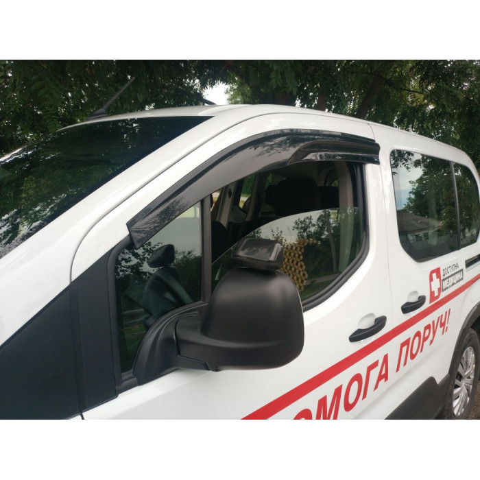 Вітровики (2 шт., Sunplex Sport) для Citroen Berlingo/Multispace 2018- рр