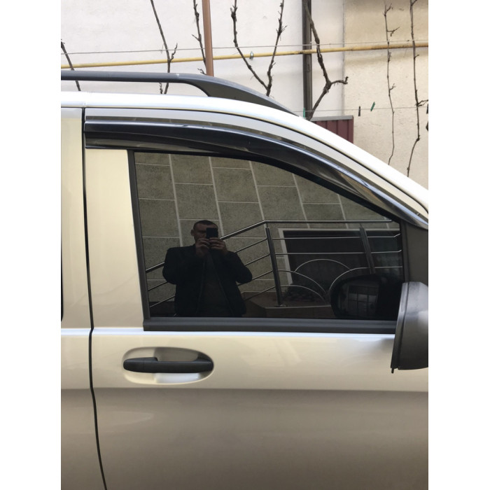 Вітровики (2 шт., Sunplex Sport) для Mercedes Vito/V-class W447 2014- рр