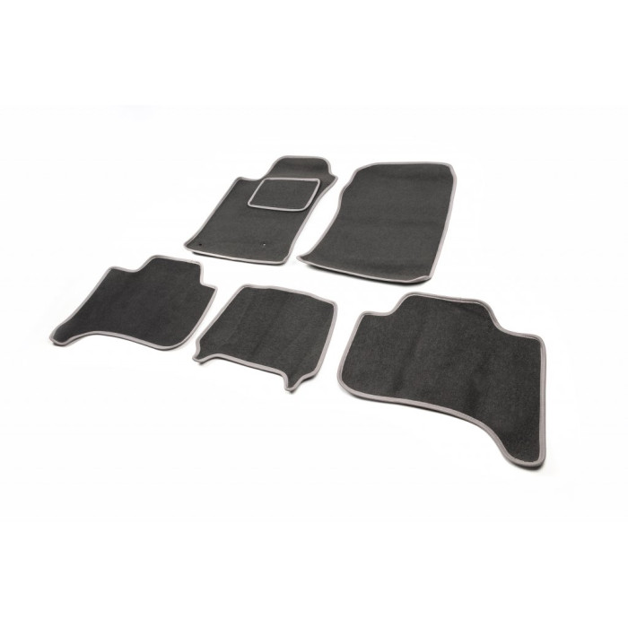 Ворсові килимки Premium (5 шт) для Toyota Land Cruiser Prado 120 2002-2009 рр.