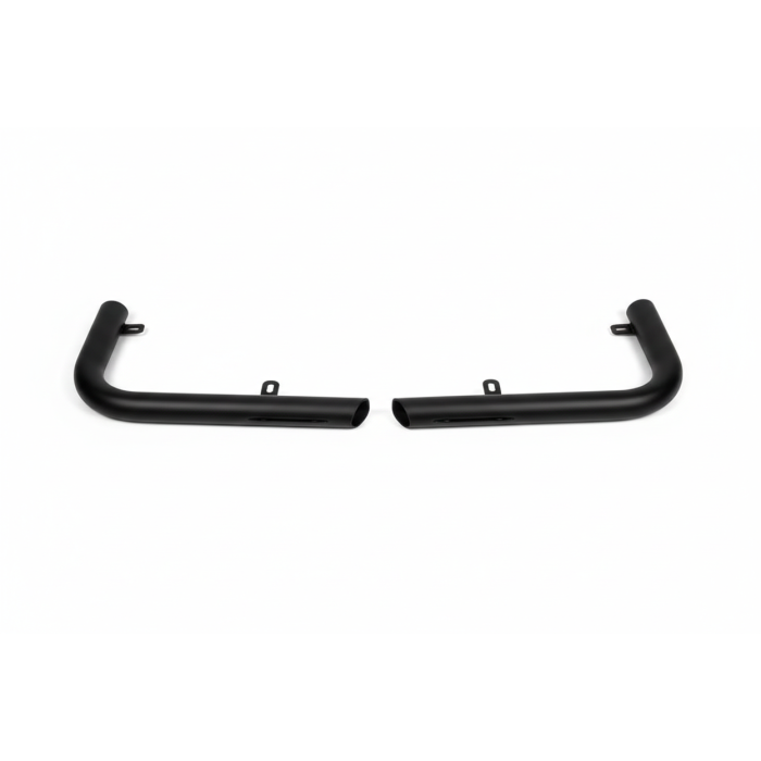 Задні кути AK003 Black (2 шт., нерж.) для Hyundai H200, H1, Starex 1998-2007 рр.