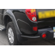 Задні кути AK003 Black (2 шт., нерж) для Mitsubishi L200 2006-2015 рр.