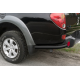 Задні кути AK003 Black (2 шт., нерж) для Mitsubishi L200 2006-2015 рр.